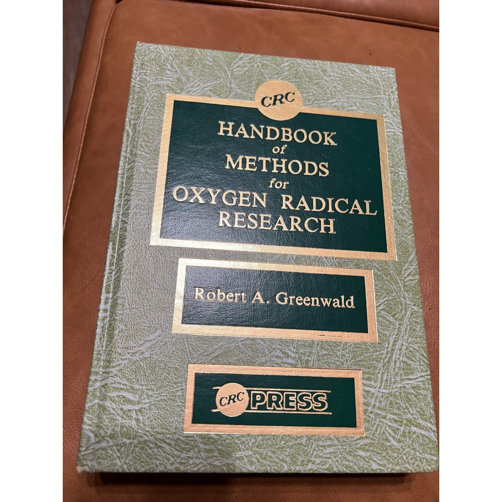 CRC Handbook Methods Oxygen Radical Research Greenwald 1989 Hardcover 0849329361